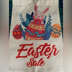 Garden Post Flag Easter theme with Bunny & Easter Eggs “Easter Sale” Flag